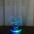 lampe LED "Amour Éternel"