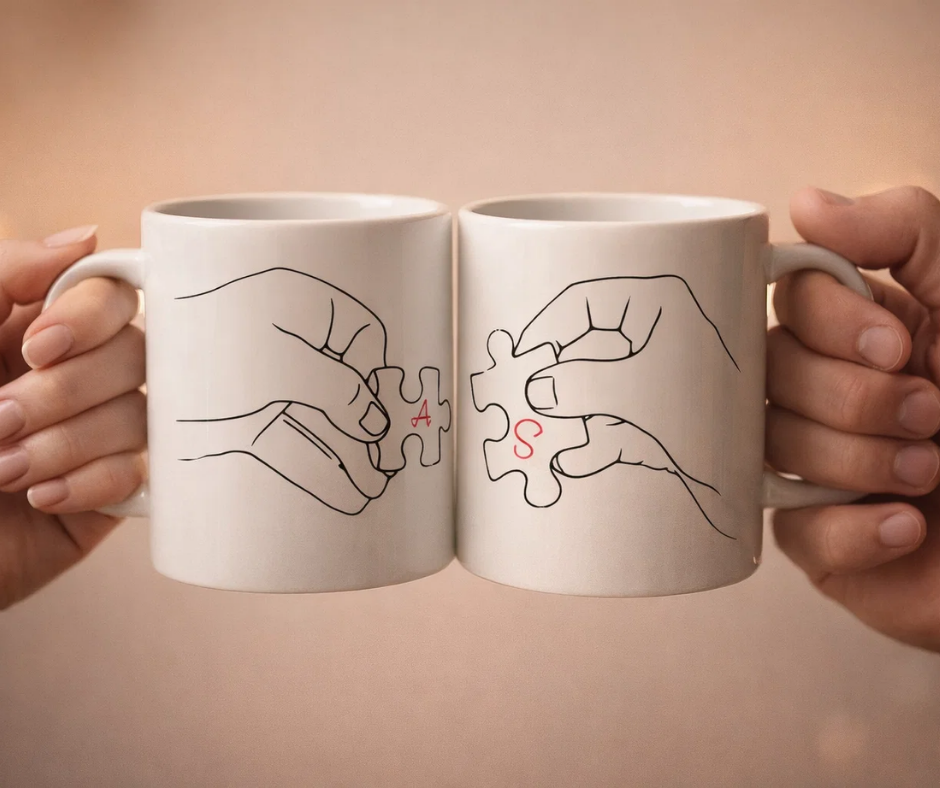 Duo Mugs Puzzle – You Complete Me