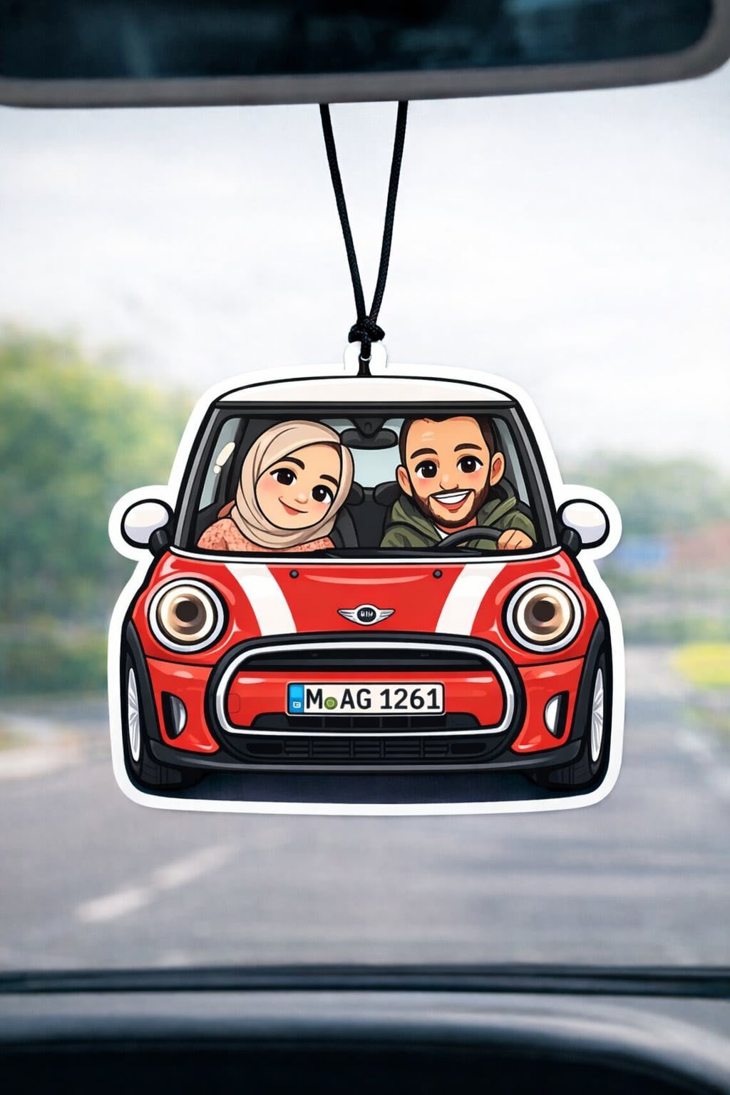 Pendentif voiture Cartoon version