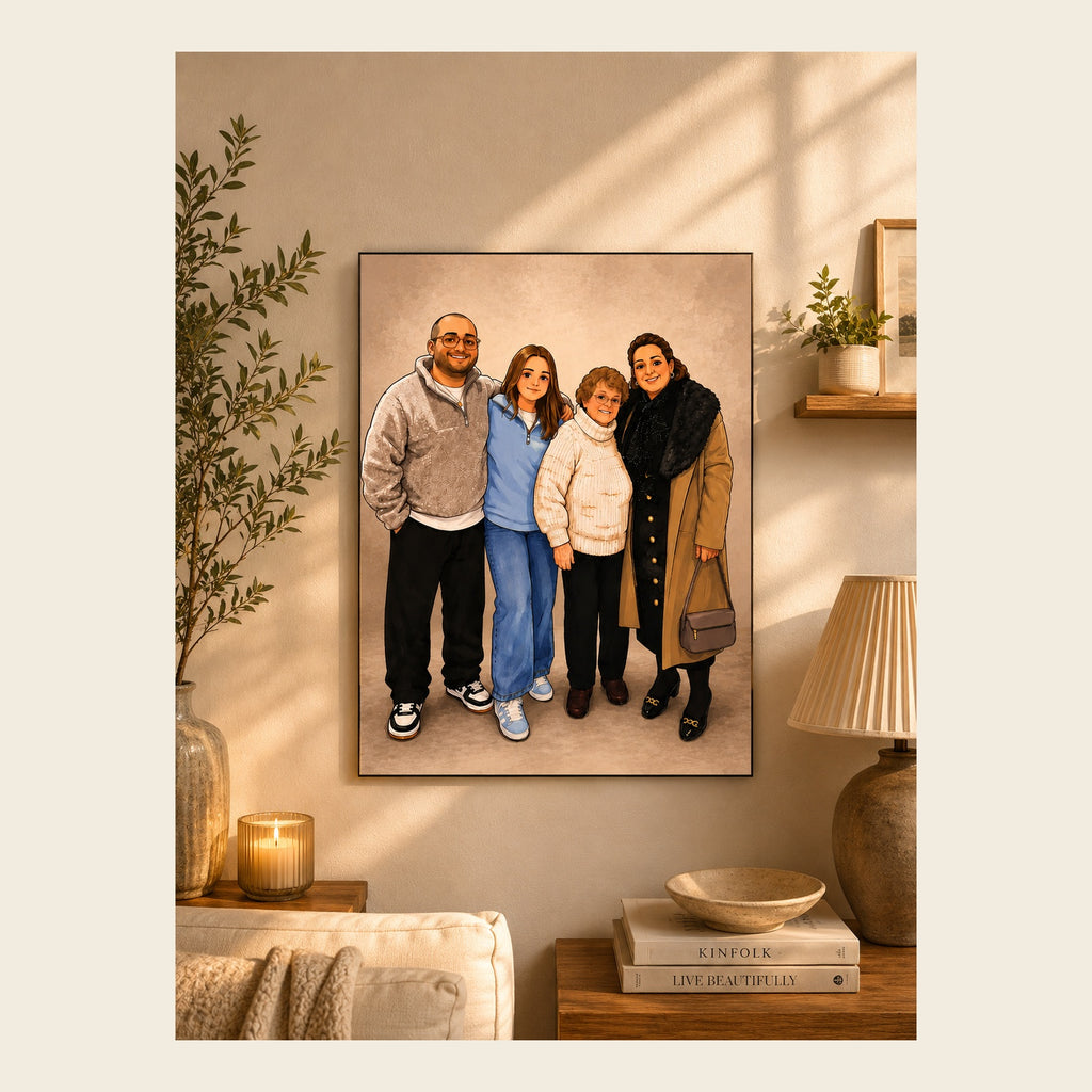 Tableau Portrait Personnalisé