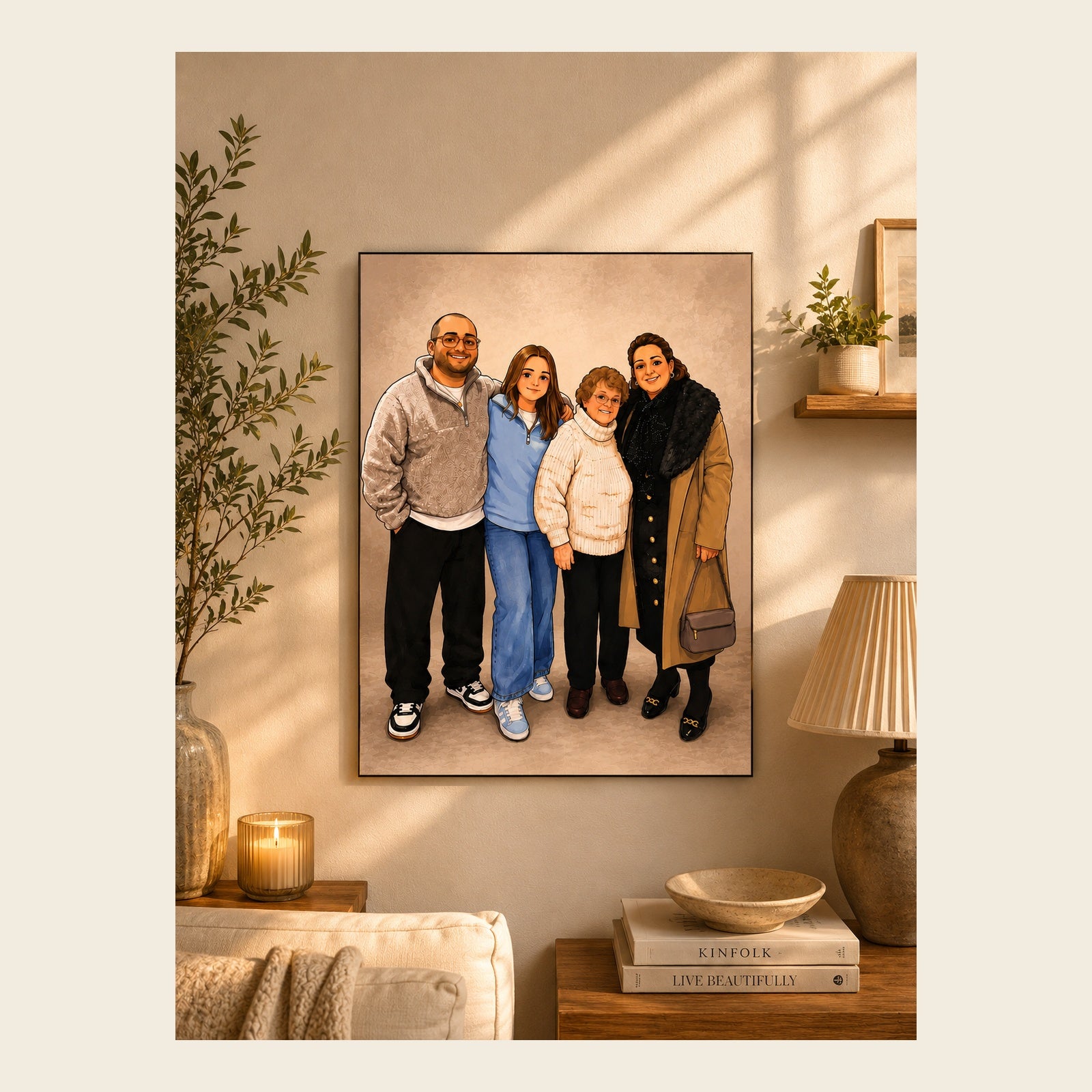 Tableau Portrait Personnalisé
